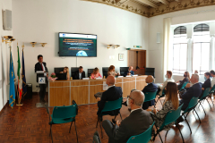 Da sx Gianluigi Pellegrino,  Federica Afflitto, Daniele Parrucci, Arcangela Galluzzo, Valentina Grippo, Gaetano Veneto