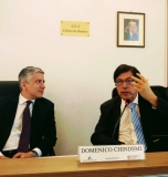 Da sx, il Commissario Avv.  Nicola Tasco  con  il Cons. Domenico Chindemi