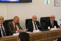 Nella foto da sx  Francesco Caringella, Roberto Pardolesi,  Valerio de Gioia, Ernesto Lupo