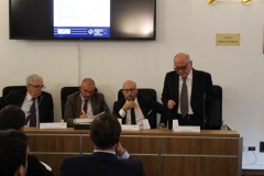 Nella foto da sx Francesco Caringella, Roberto Pardolesi,  Valerio de Gioia, Ernesto Lupo