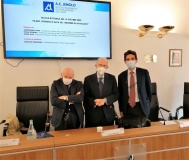 Da sx Prof. Alpa, Pres. Pajno, Avv. Pellegrino